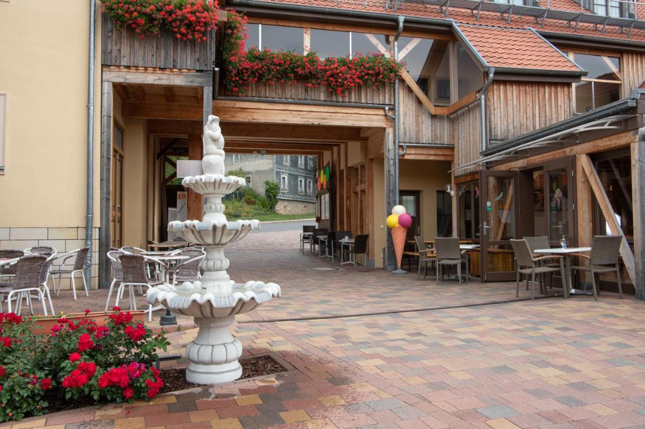 Pension-Cafe-Libelle Elxleben bei Arnstadt Exterior photo