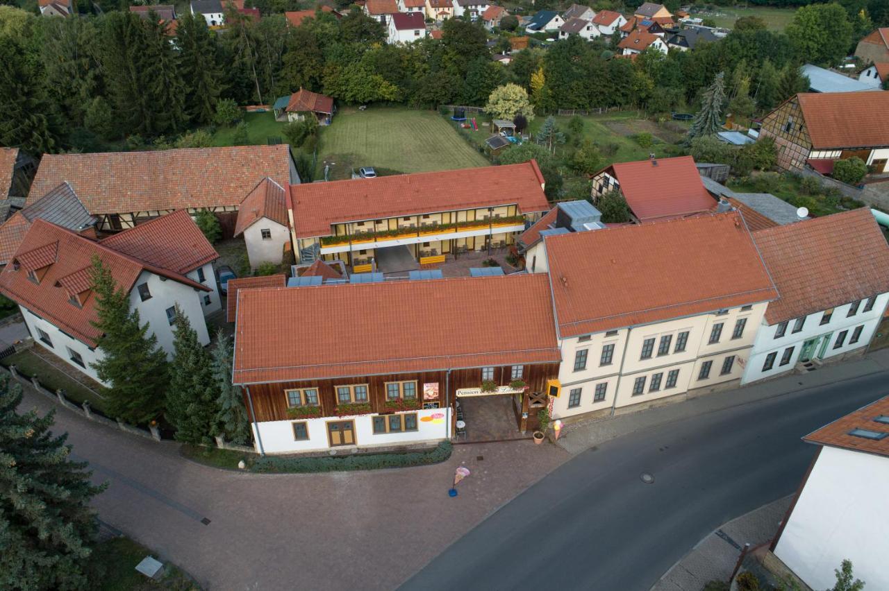 Pension-Cafe-Libelle Elxleben bei Arnstadt Exterior photo