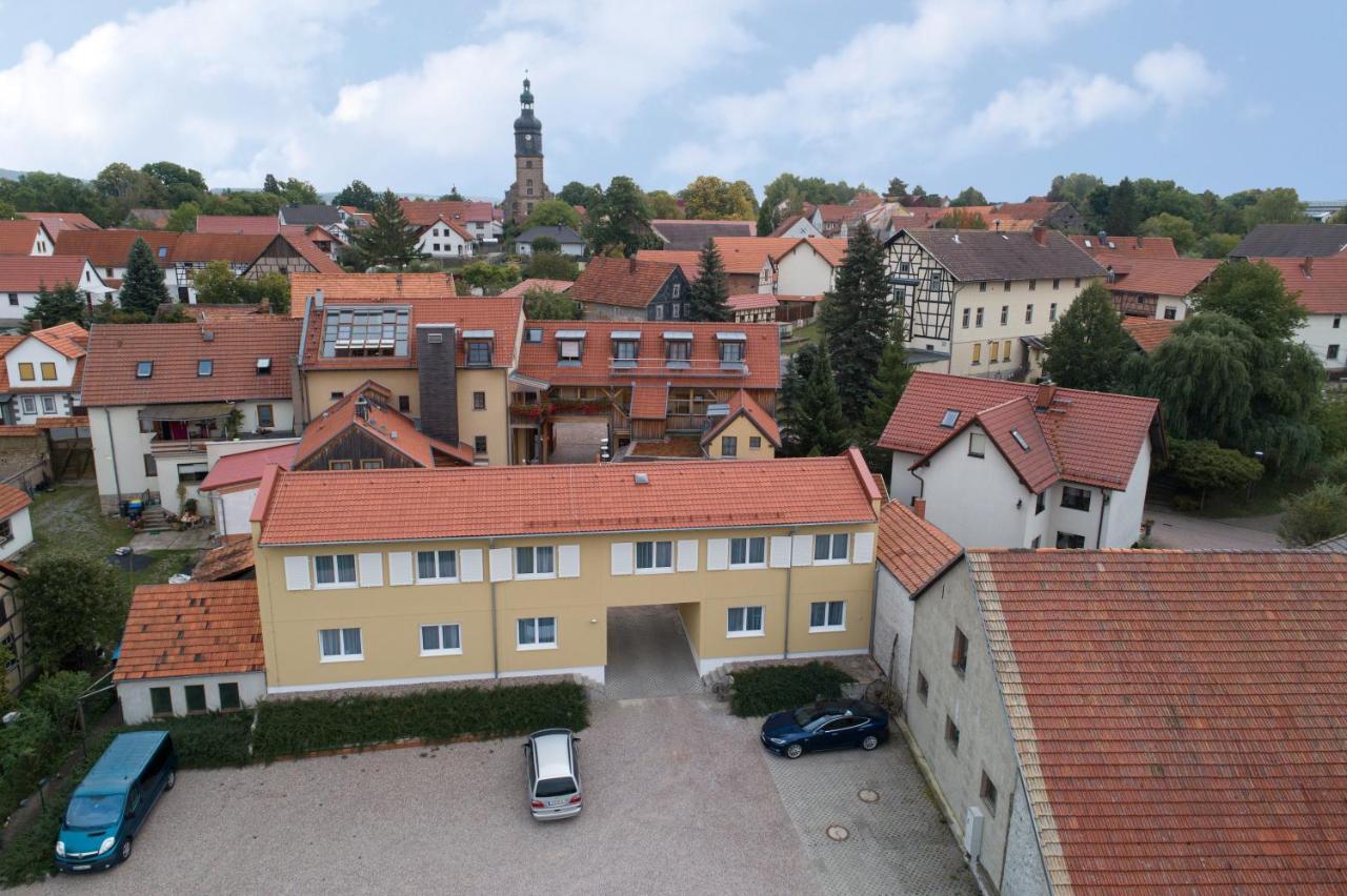 Pension-Cafe-Libelle Elxleben bei Arnstadt Exterior photo
